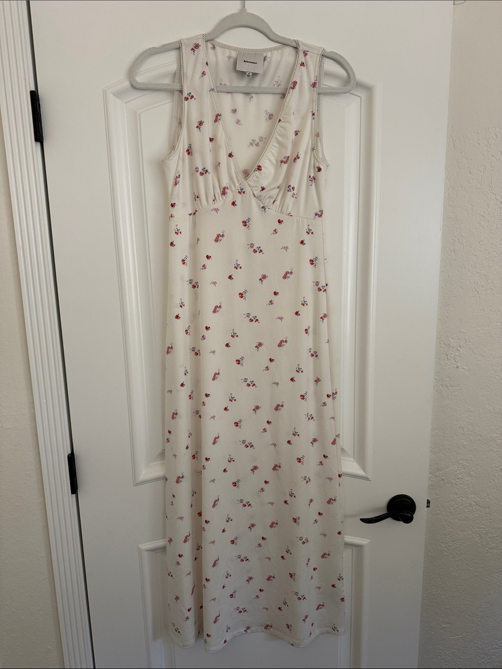 Reformation Brayden Knit Dress in Cutie
